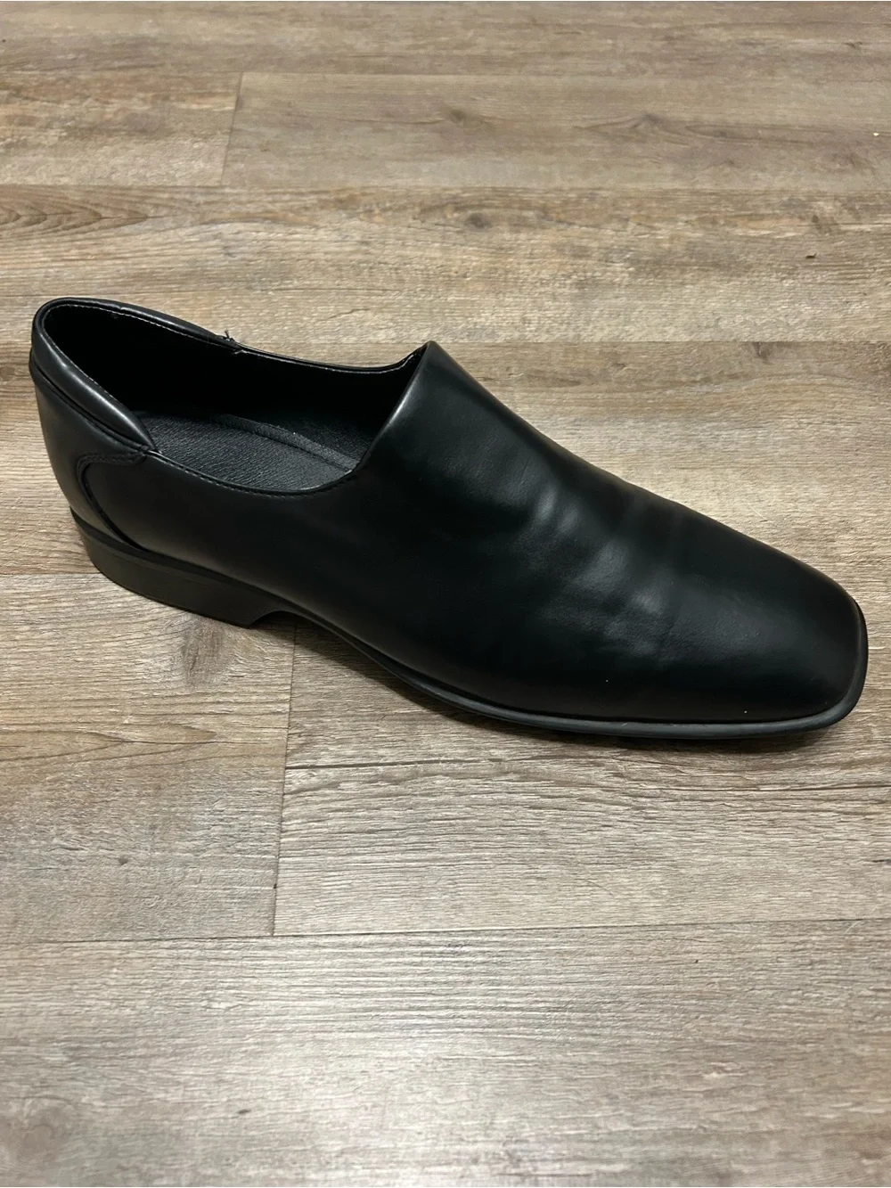 Donald J. Pliner Rex Stretch Men’s Size 11 -11.5 Black Slip-On Leather Loafers